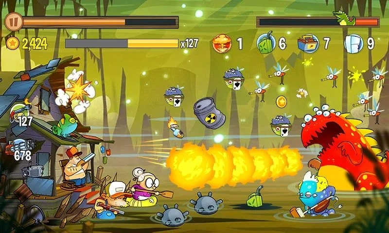 Swamp Attack 4