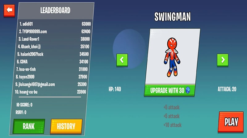 Thần Tướng VIP & Stick Fight 2